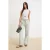 TRENDYOLMİLLA Dames Groen Effen Wijde pijp Hoge taille Jeans
