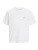 JACK & JONES Shirt  grijs / oranje / wit