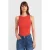 Geribbelde Halterneck Slim-Fit Blouse
