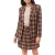 Scotch & Soda Sngl Breasted Boyfriend Blazer Brown/ Burlwood Plaid