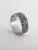 REYTEL Ring ‘MOON SURFACE’  zilver
