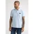Petrol Industries regular polo lichtblauw