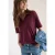 Cecil Dames Effen poloshirt met korte mouwen in Rood