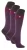 Heat Holders – 3 paar kniehoge skisokken voor dames – Paars / Houtskool