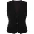 TRENDYOLMİLLA Dames Zwart Colorblock Mouwloos Regular fit Vesten