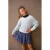 Like Flo korte rok met glitter paars