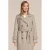 VERO MODA gemÃªleerde trenchcoat jas VMFORTUNEVEGA van polyester beige