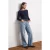 Dames Slim-fit Bootnek Langsleeve Blouse
