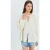 Lange Mouwen Losse Blouse met Strikhals