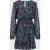 Circle of Trust Eva Dress Blue Flowers