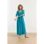 Smashed Lemon 25068 maxi jurk met grafische bloemenprintfelgras |