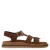 Manfield – Dames – Bruine suède sandalen –