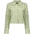 Geisha Jacket Tweed Off-white/green