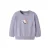 NAME IT BABY sweater met print – lila