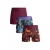 Muchachomalo boxershort – set van 3 donkerrood/lila