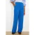 LOLALIZA straight high waist casual broek blauw