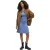 Boss Dames-trui-jurk met ronde hals en lange mouwen (Helder Blauw)