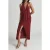 Reiss Xena Midi Dress — Red