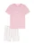 SCHIESSER Nachtkledij ‘Girls World’  beige / lichtblauw / lichtroze / wit