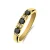 Lucardi Ring ‘Weinlese’  goud / zwart / wit