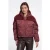 Rino & Pelle mix material jacket with detachable hood ruby.7002612 11110 sangria