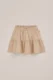 WE Fashion – Meisjes seersucker skort – Regular fit – Beige – Katoen –