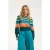 Smashed Lemon 24609 rijke zig-zag gebreide top |