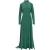 Marc Jacobs groene lange avondjurk met kristallen – jaren 2010