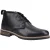 Hush Puppies Ricky Leren Zwarte Enkellaarzen Voor Heren
