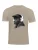 Cotton Prime Shirt ‘Monkey mit DJ-Kopfhörer’  beige / antraciet / wit