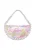myMo at night Clutch  lichtblauw / lichtgroen / fuchsia / zilver