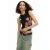 Desigual gebloemde top zwart