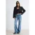 TRENDYOLMİLLA Dames Blauw Effen Wijde pijp Normale taille Jeans