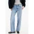 Mango straight leg jeans light blue denim