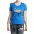 Moschino Voetbal T-shirt Blauw