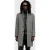 AllSaints Hal Coat Light Grey Marl