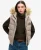 Superdry Vrouwen Everest Bodywarmer van Imitatiebont Beige