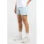 America Today denim regular high waist short light blue denim