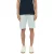 s.Oliver regular bermuda short met linnen lichtblauw