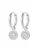 Hey Happiness Oorbellen ‘Lucky Gaze’  zilver