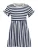 BLUE SEVEN Jurk  donkerblauw / wit