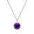 Glanzstücke München Ketting  donkerlila / zilver