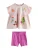 Next Set  lichtbeige / groen / orchidee / rood
