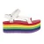 Dames platformsandalen Teva Universal Stripe