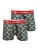 UNABUX Boxershorts ‘ BLACK WHITE RABBIT ‘  bruin