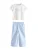 Superdry & Co Set  pastelblauw / wit