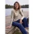 Longsleeve met boothals en strepen