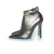 Bottega Veneta metallic leren enkellaarsjes