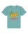 watabout.kids Shirt ‘Tiger Kleine Schwester’  turquoise / groen / oranje / rood