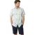 Saltwell Heren Palmprint Regular Korte Mouwen Shirt (Lichtblauw)